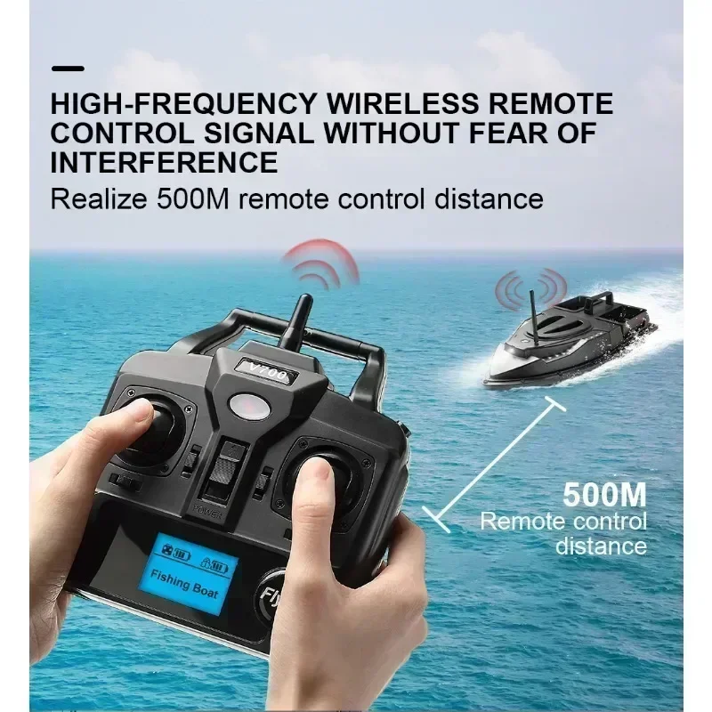 Marca MBLN, capacidad de 5200mAh-36000mAh súper larga, resistencia de 2-12 horas, carga de 2kg, Control remoto inteligente, barco de cebo de pesca, VX - imagen 2