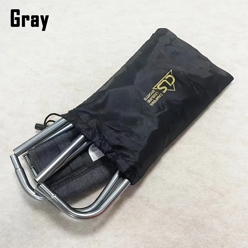 Silla Pesca Plegable Aluminio con Respaldo Ajustable y Portátil - imagen 5