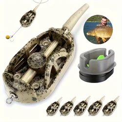 Alimentador método inline para pesca de carpa