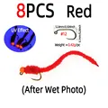 8pcs Red