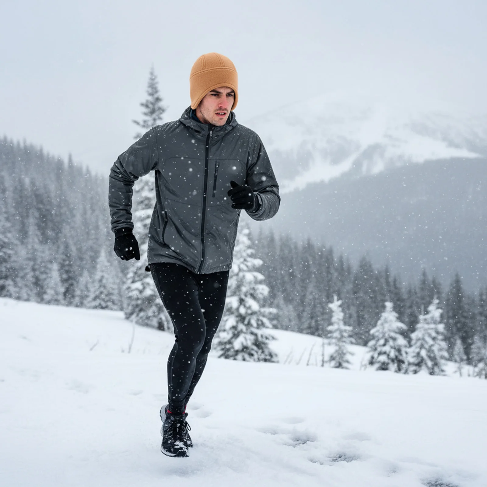 Gorros cálidos de ciclismo para hombres y mujeres, gorro con protección para los oídos de lana suave y cómodo, gorros a prueba de viento para ciclismo, montar, esquiar, pescar - imagen 4