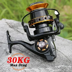 Carrete Spinning Big Angelrolle DC 9000-12000 – Arrastre fuerte