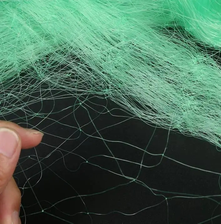 Lawaia-Red adhesiva de pesca de tres capas, Red de 3 dedos de 3m x 100m de largo, Red de seda marrón importada de alta calidad, redes de aterrizaje de peces, herramientas de pesca - imagen 3