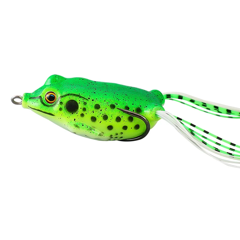 Rana Topwater TAIYU – Señuelo de cuerpo hueco con ojos 3D - imagen 5