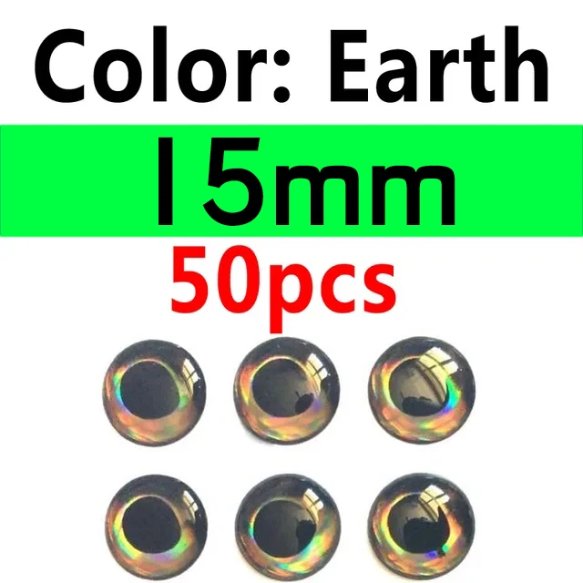 15mm earth 50pcs