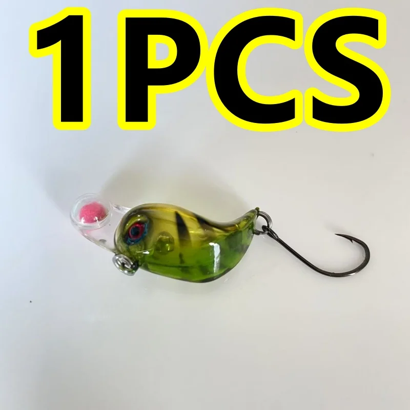 8013 3,2 cm 2,5g1 Uds LURETV Micro objeto roca sumergida pequeño señuelo graso trucha Makou cebo falso gancho único - imagen 3