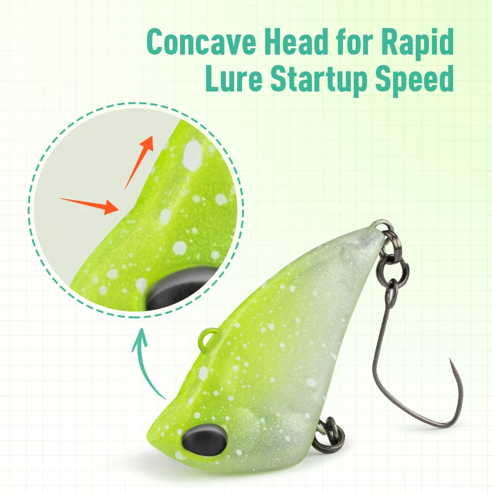 Señuelo de pesca Kingdom Micro Expert hundimiento Vib 2,6g 3,5g 28mm 32mm cebos duros de hundimiento Artificial Vibraton Swimbait trucha perca - imagen 5