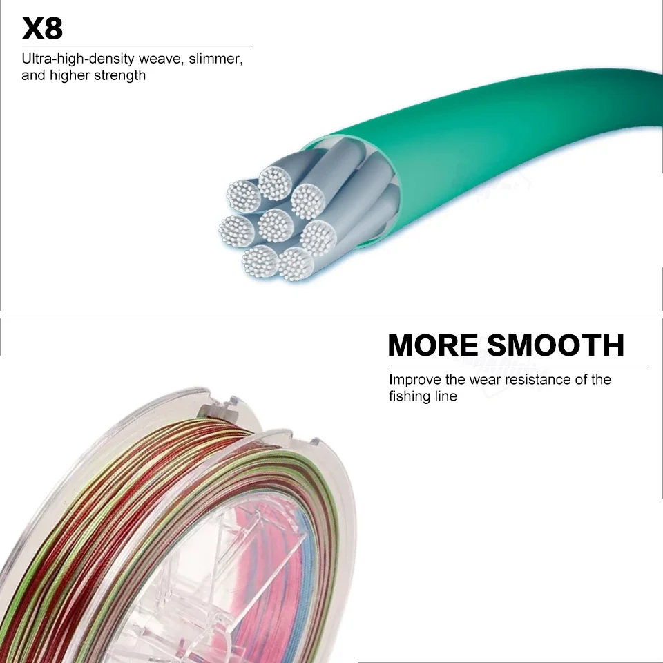 Japón Original 200M 300M YGKpe G-SOUL X8 JIGMAN 8 hilo de pescar multicolor trenzado línea de PE de alta resistencia para pesca de carpa lubina - imagen 4