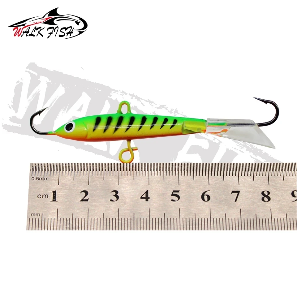 WALK FISH-señuelo de pesca en hielo, señuelo de pesca Jigging Rap con un perfil de piscardo, equilibrio para pesca en invierno, 8,3 cm, 18g, 1 unidad - imagen 5