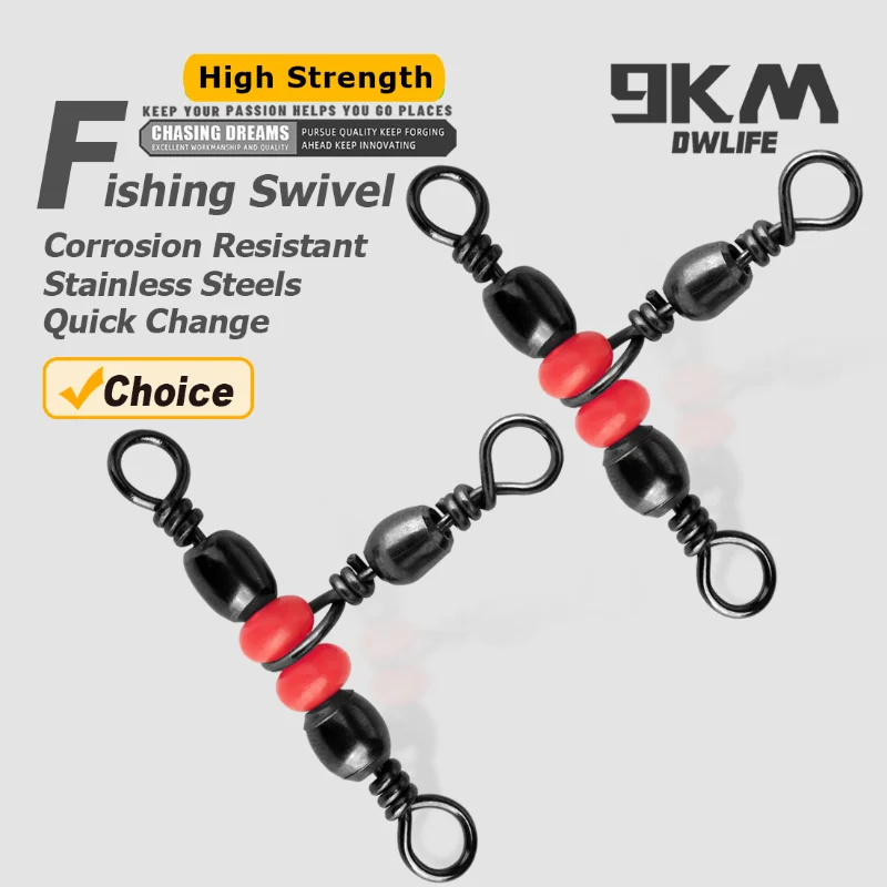Swivel T tres conexiones para línea de pesca - imagen 2