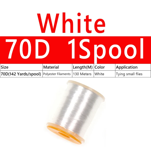 1PC 70D White