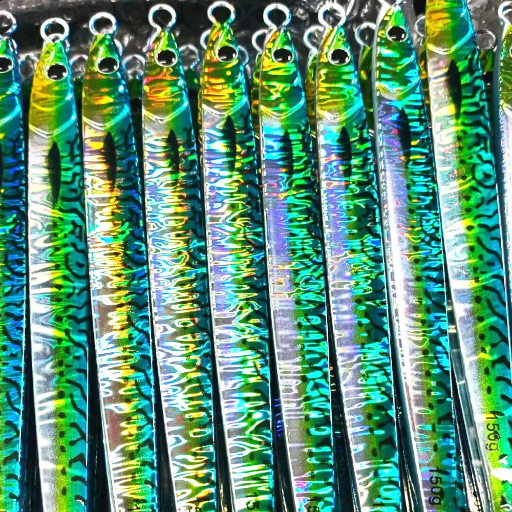 Jig de Metal para Pesca Vertical – Señuelo UV Hundimiento Rápido - imagen 5