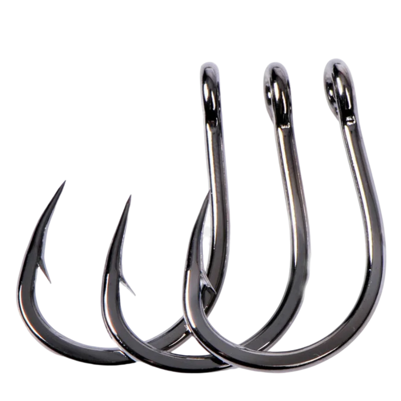 Mustad-anzuelos originales para pesca en el mar, anzuelos de tablero de hierro con alto contenido de carbono, anzuelos de plantilla fuerte 4X, cebo vivo Jigbait, 10827 - imagen 3