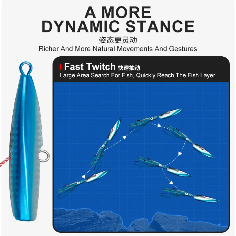 OBSESSION J49 5 unids/caja 80g-200g deslizador de barco inferior de agua salada incluye cebos de pesca de pulpo UV mezclado Inchiku juego de señuelos de plantilla de Metal - imagen 5