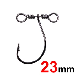 Anzuelo single hook con swiver – Níquel negro para vinilos