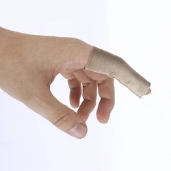 3 unids/set Protector de pestaña de dedo de pesca, protectores de dedo individuales de pelado de pesca de poliéster para dedo de pesca