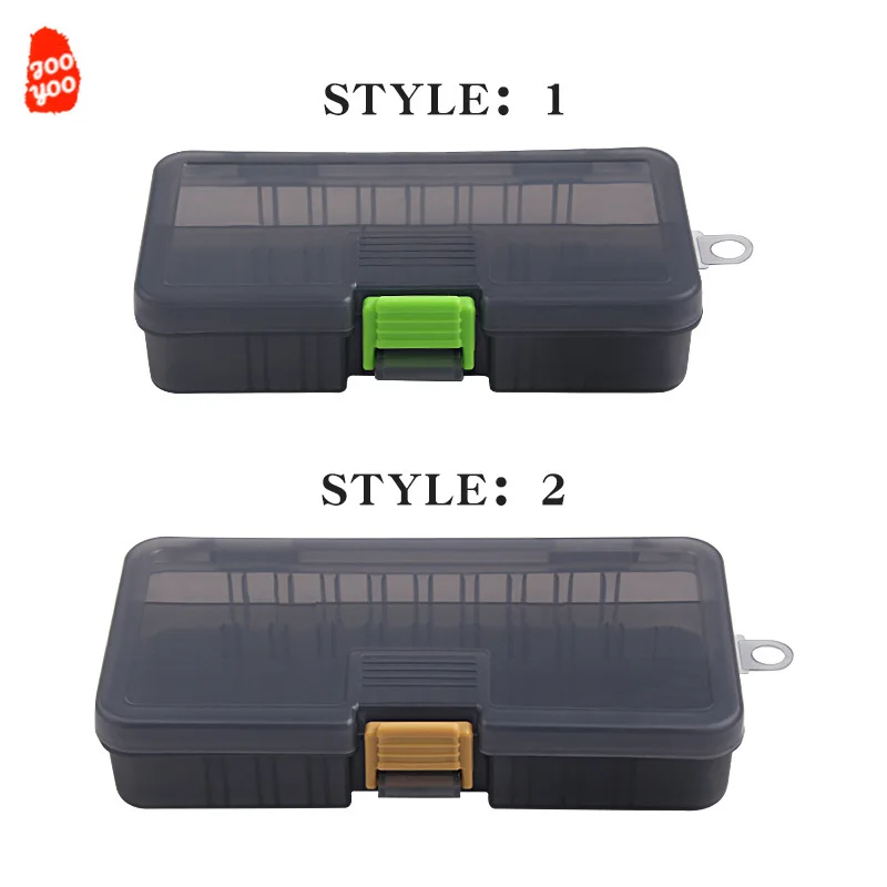 Mini estuche de almacenamiento, caja de aparejos de pesca voladora, gancho para cuchara de pesca, caja de almacenamiento de cebo, accesorios de pesca - imagen 5