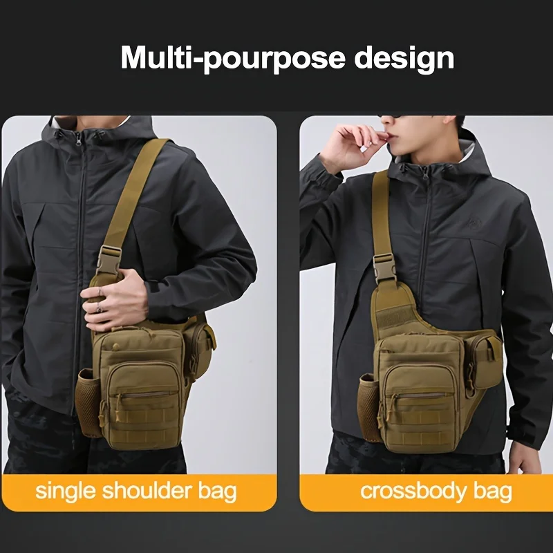 Bandolera impermeable táctica para pesca – Resistente al agua y ajuste regulable