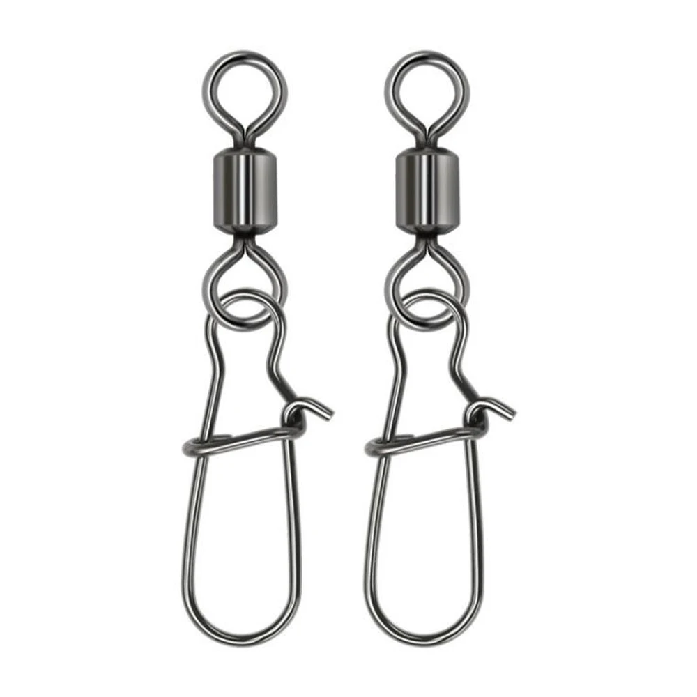 DNDYUJU-conector de pesca, Pin de acero inoxidable, rodamiento giratorio con broche para señuelo de pescado, accesorios de aparejos, anzuelo