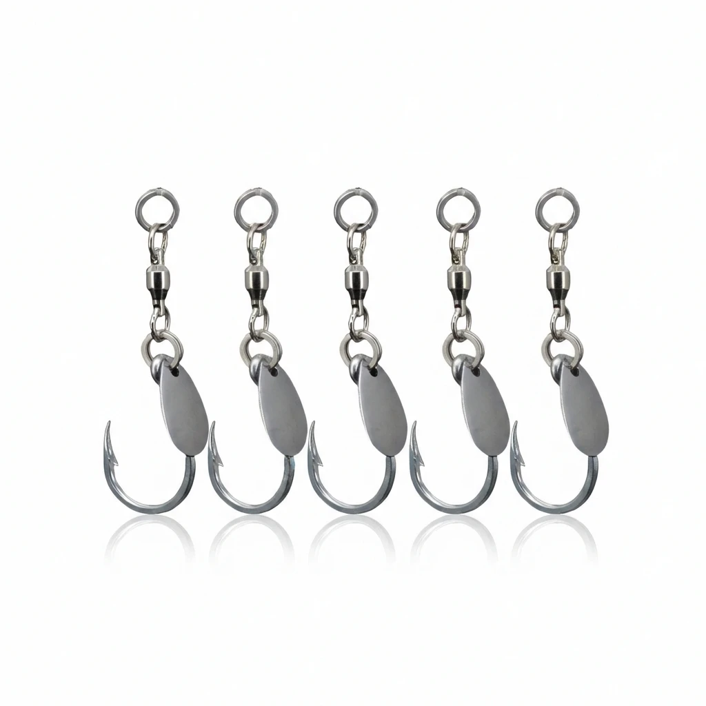 Señuelo Giratorio Anzuelo Simple – Cuchilla Reflectante para Mar - imagen 3