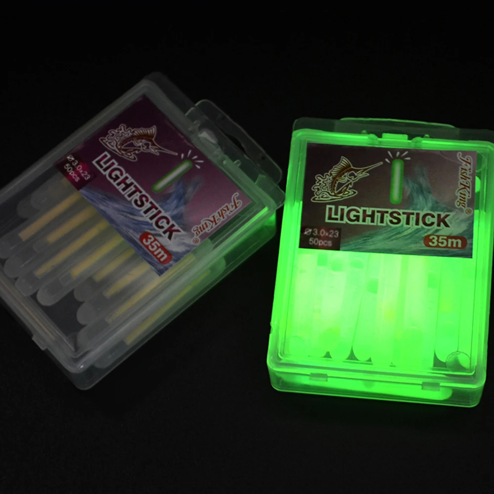 FISH KING 15 Uds Starlight palo de luz de pesca luciérnagas 4,5*3,9 caña flotante de pesca luz palos luminosos aparejos de pesca - imagen 4