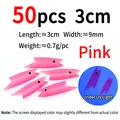 50pcs pink 3cm