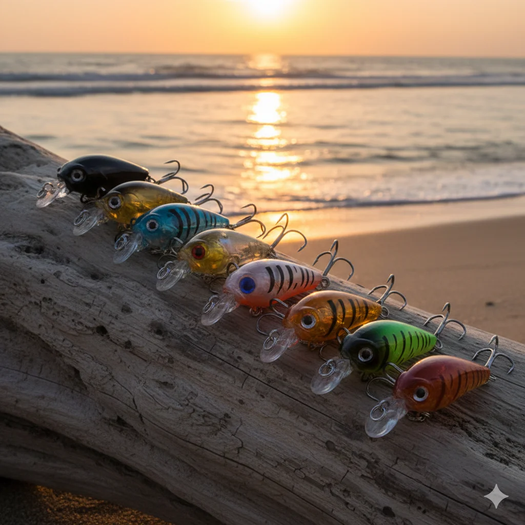 Señuelo Mini Crankbait Flotante para Lucio, Walleye y Muskie