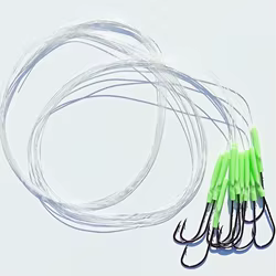 Anzuelo de pesca con cebo vivo, anzuelo de señuelo suave, aparejos Sabiki, lubina, pargo de cola de pelo, español, caballa