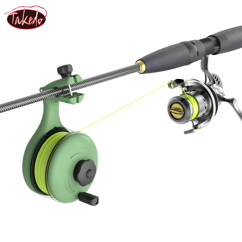TAKEDO Recertop Enrollador de línea de pesca – Accesorio con transferencia fácil - imagen 5
