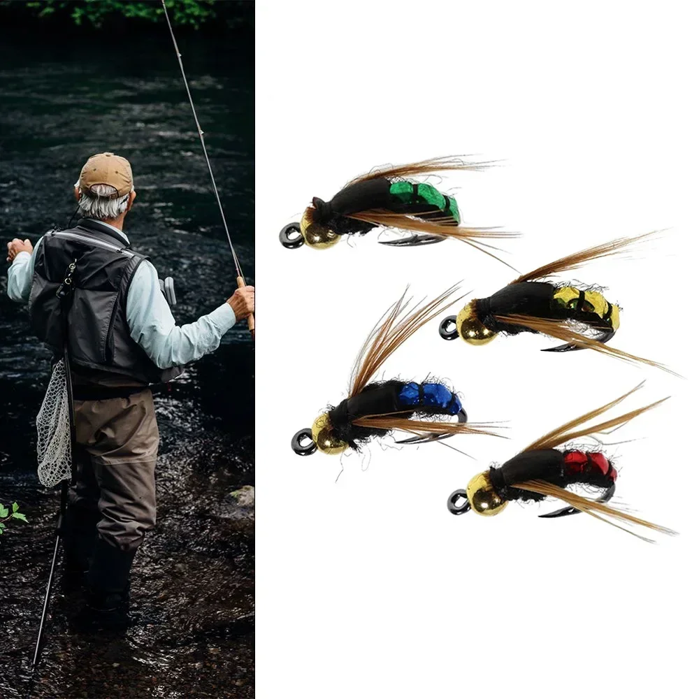 Swimbait Artificial de alta simulación, accesorios para peces pequeños de Kung Fu, anzuelo para moscas, cebo falso realista de varios tamaños para pesca - imagen 3