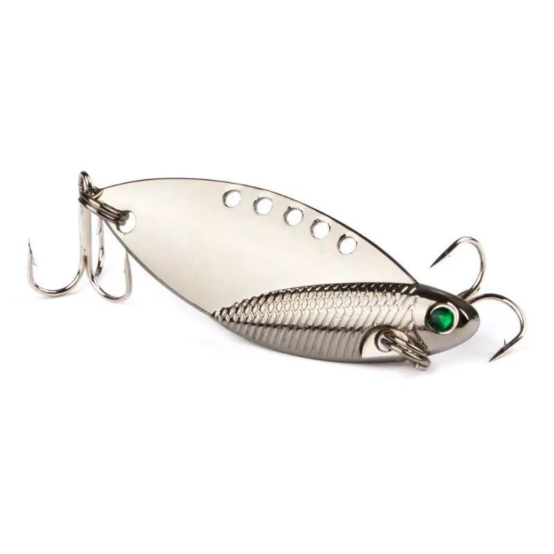 Señuelo de pesca de Metal VIB con cuchara de vibración, cebo duro artificial, crankbait para lubina, 11g/6cm, 1 parte - imagen 4