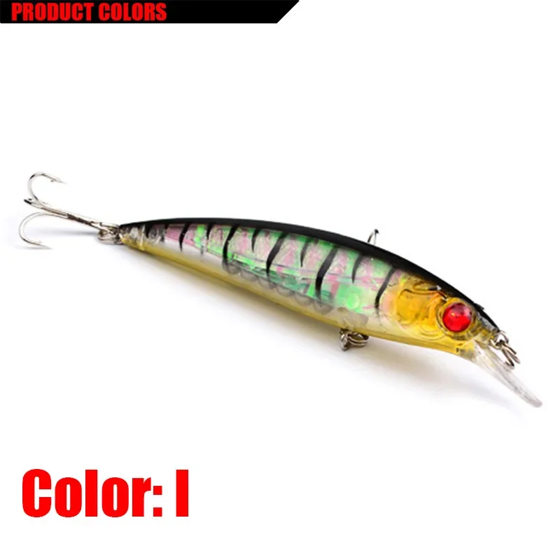 Señuelo de Pesca de pececillo láser, 11cm, 13g, Wobbler japonés, Crankbait, cebo duro Artificial con anzuelos triples, aparejos de Pesca, 1 ud.