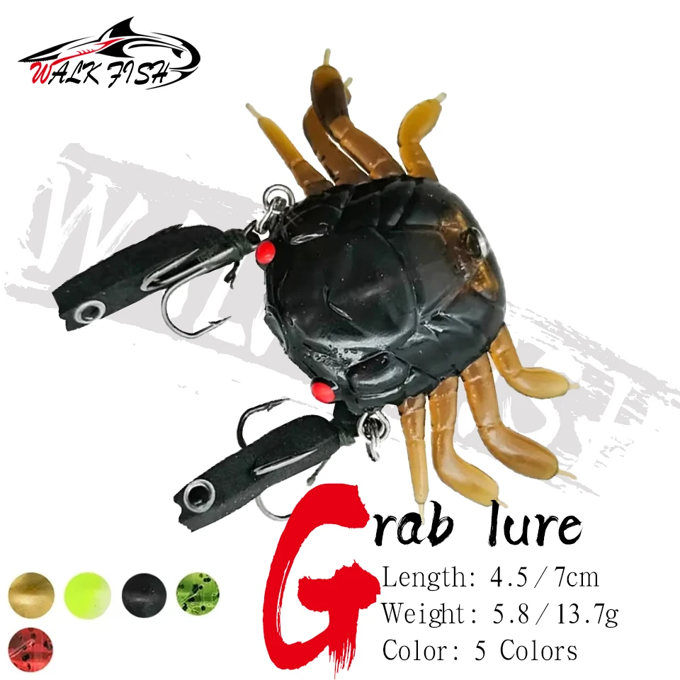 Walk Fish Señuelo silicona para cangrejo – Hundible calamar trucha