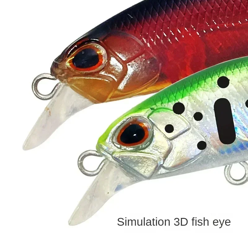 Señuelos de Pesca hundidos Micro Minnow 5cm 3,5g Jerkbait Wobbler vibración Swimbait cebo duro Artificial aparejos de Pesca - imagen 4