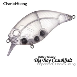 Chan'sHuang Crankbait flotante sonajero – Señuelo para depredadores