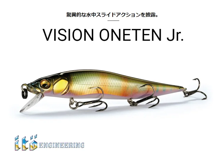 Japón VISION ONETEN JR 98 mm Suspensión, tope de bombeo Mino, señuelo cebo - imagen 4