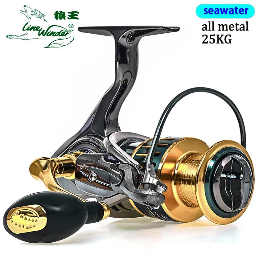 caña de pescar totalmente metálica WINDER Spinning 25KG Máximo para pesca en agua de mar y en invierno de largo alcance - imagen 3