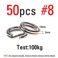 50pcs size 8