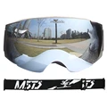 silver ski goggles