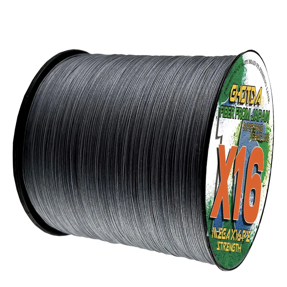 GHOTDA-sedal de Pesca fuerte X16 X12, 100M, trenzado, antimordedura, multifilamento, Pe, tejido para Pesca de carpa marina, 25LB-200LB - imagen 2