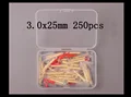 3.0x25mm 250pcs
