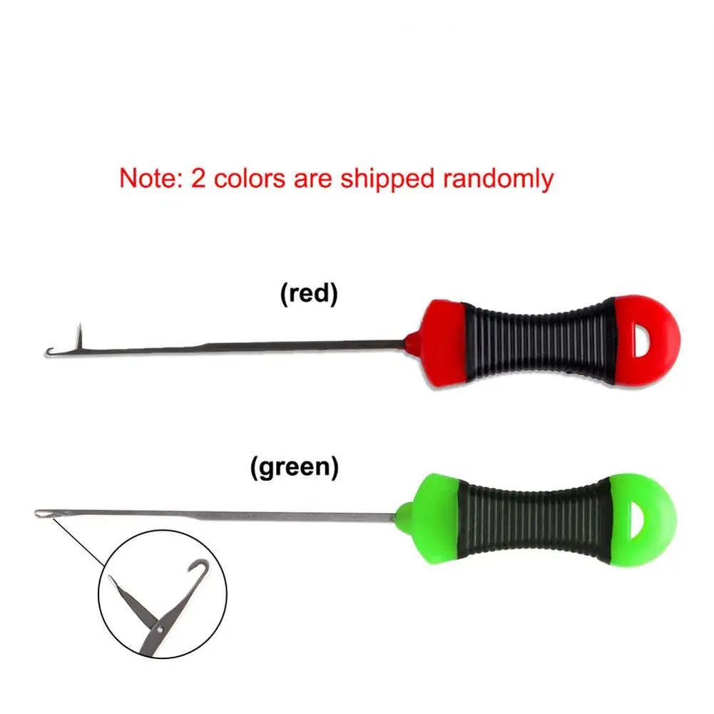 Herramienta de empalme de aguja de pesca, Kit de cebo de pesca de acero inoxidable con Mango antideslizante, 1 unidad/4 piezas - imagen 5