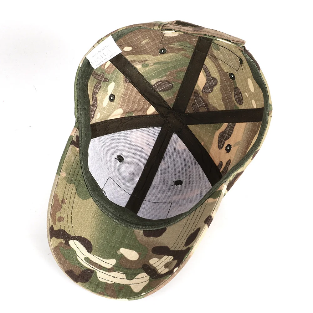 Gorra de béisbol de camuflaje para hombre en 13 colores, gorra de béisbol masculina de hueso para papá, gorra táctica de camionero para hombre, gorra Snapback de camuflaje - imagen 5