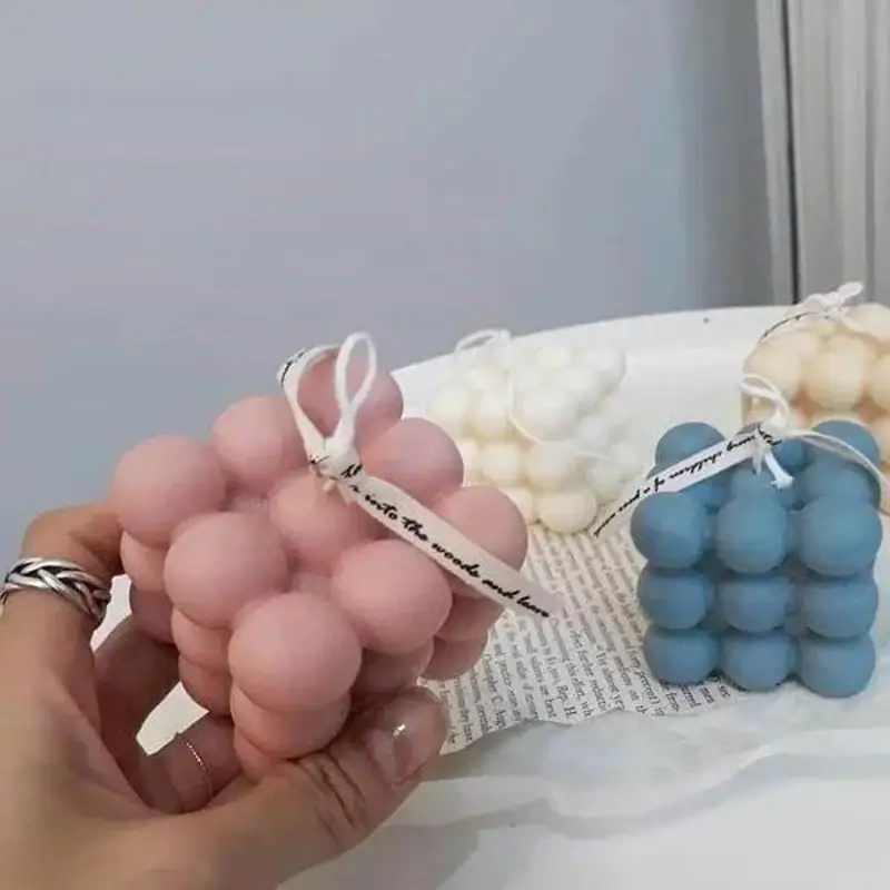 Molde de velas de Navidad hecho a mano, molde de velas DIY, vela de escayola de cera, molde de jabón de silicona 3D, velas aromáticas perfumadas, decoración del hogar - imagen 5