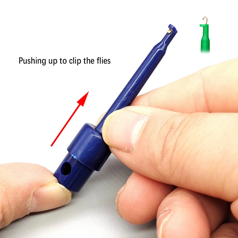 ICERIO-soporte acrílico de cristal para pesca, estante para exhibición de moscas, señuelo, soporte, alicates, Clip, accesorios de herramientas de pesca - imagen 5