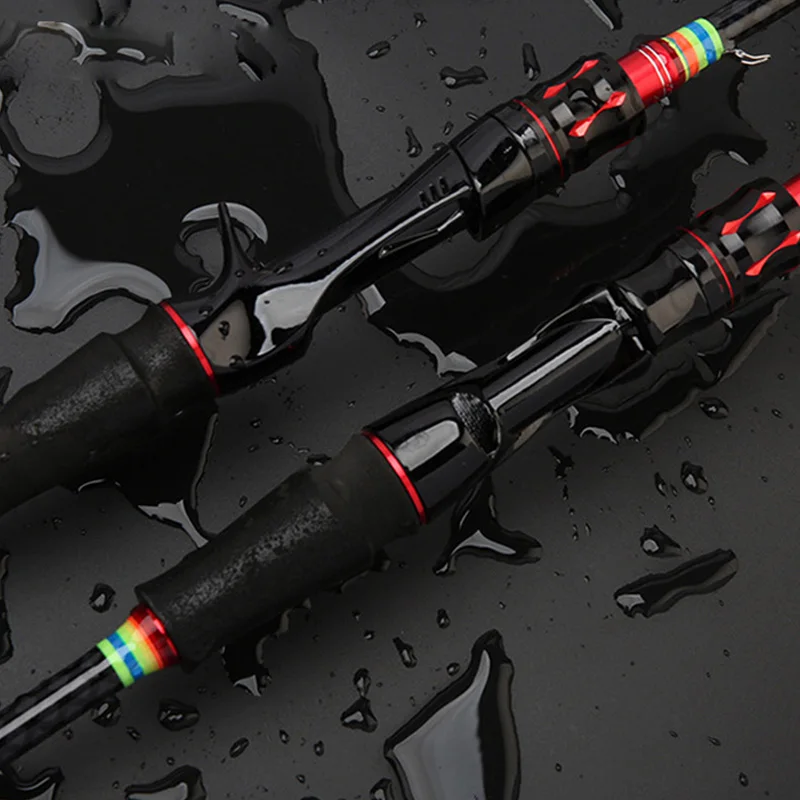 Catch.u-caña de pescar de fibra de carbono/vidrio, señuelo giratorio/fundición, 8-25g, línea WT 8-15LB, señuelo rápido para lubina - imagen 5