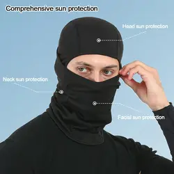 Protección solar para pesca UV: pasamontañas, cuello y cara