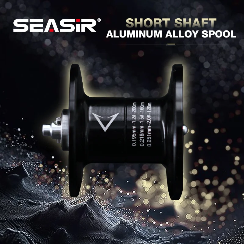 Carrete de pesca Seasir Vortex Baitcasting 7,0:1, relación de engranaje de alta velocidad 5 + 1BB arrastre máximo 8kg bobina de pesca de agua dulce y salada - imagen 4