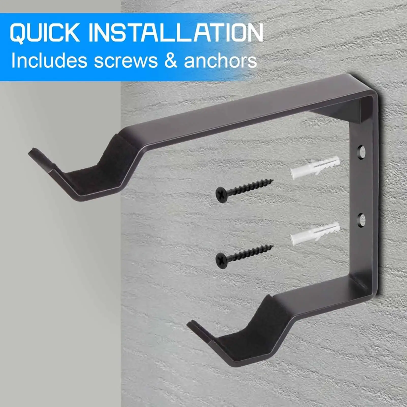 Soporte pared bicicletas con gancho vertical y sujeción de neumático - imagen 5