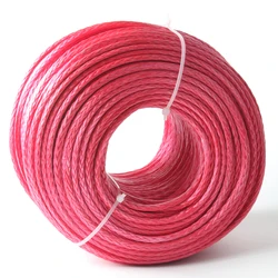 Cuerda de anclaje de barco trenzada hueca UHMWPE, 7mm, 20m